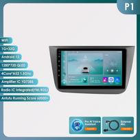 Hizpo 4G AI Voice Wireless CarPlay Android 13 Auto Radijas, skirtas Seat Altea 2004–2015 Toledo 3 Automobilinis multimedijos grotuvas Išmanusis RDS GPS 2 Din Autoradio P1 4Core 1G 32G AI