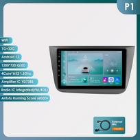 Hizpo 4G AI Voice Wireless CarPlay Android 13 Auto Radijas, skirtas Seat Altea 2004–2015 Toledo 3 Automobilinis multimedijos grotuvas Išmanusis RDS GPS 2 Din Autoradio P1 4Core 1G 32G
