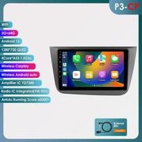 Hizpo 4G AI Voice Wireless CarPlay Android 13 Auto Radijas, skirtas Seat Altea 2004–2015 Toledo 3 Automobilinis multimedijos grotuvas Išmanusis RDS GPS 2 Din Autoradio P3CP 4Core 2G 64G