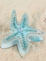1 new hairpin diamond-encrusted Starfish Hair Grab Acetate Shark Clip Temperament Colorful Hairpin grab headpiece Size fits all