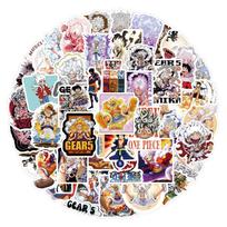 55/110 Nauji One Piece Luffy Gare 5 Grafiti Lipdukai Lagaminui Sąsiuviniui Vandens Buteliui