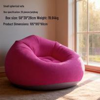 Foldable Outdoor Inflatable Sofa with Footrest Combo Requires Pump, Sold Separately