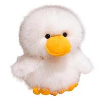 Pliušiniai žaislai Imituota antis Pliušinė lėlė Kolekcija PP medvilnė Negražus ančiukas Pliušiniai žaislai 25cm Kawaii Mažas geltonas ančiukas Pagalvė 25cm balta