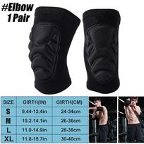 1Pair Knee Elbow Pads,Thick Sponge Collisioned Kneepads For Sports,Protective Knee Support Sleeve For Basketball Running Cycling S