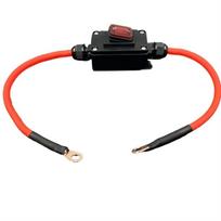 New Waterproof 60A 24v Motorcycle Power Master Switch Disconnector Isolator Switch + Cable Spare Parts (50cm) 50cm
