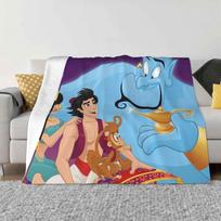Onedin Movie Animated Musical Fantasy Latest Super Soft Warm Light Thin Blanket Cover Logo Aladdin 1992 American Film 30x40in