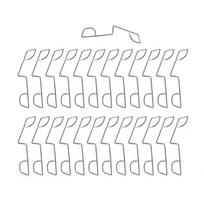 25pcs High Quality Stainless Steel Fence Plate Clip Stable Reusable Fence Fixing Clip Durable Fence Clamp Shock-Absorbing Tool