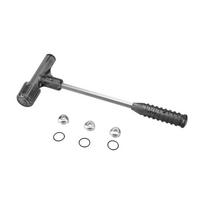 Impact Bullet Puller Hammer with Three Sets Hand Remover Tool for 0.17 to 50 Cal Professional Multi-functional Repair Tool pilka spalva