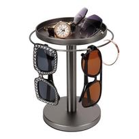 360° Rotating Glasses Stand Organizer Stainless Steel Space-Saving Eyeglass Display Rack Multifunctional Easy To Install juoda