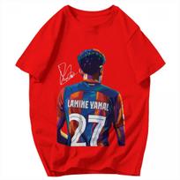 Men T Shirt Lamine Yamal Awesome Summer Y2K Graphic Crewneck Unisex Clothing T Shirts S
