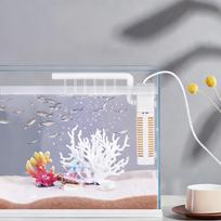 1pc Aquarium Internal Filter with Built-in Circulating Pump Fish Tank Filters USB Filter for Fish Tank Dropshipp balta