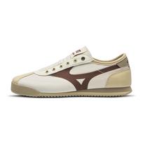 Mizuno LG 60S Slip-On Retro Trend Thin Sole Color Block Fashion Versatile Loafers Low-Top Casual Shoes Unisex sneaker Light-Gray D1GH240215 36.5