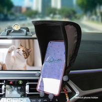 Mobilieji telefonai Telefono skėtis nuo saulės Atspindžių blokavimas Telefono stovas Transporto priemonės prietaisų skydelio priedai Mobiliojo telefono skydelis nuo saulės CHINA