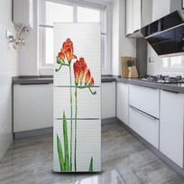 Šaldytuvo tapetai Vinilinė lipdukas Žirafa Gėlė Širdis Saulėlydis Šaldytuvo durelių lipdukas Lipnus Virtuvės dekoras Sienos Spintos Renovacija Sieninė tapyba Plakatas 40X120cm