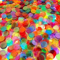 Transparent Bingo Counting Chips Size 19MM Learning Resources Kids Montessori Educational Toys Classroom Teaching Supplies