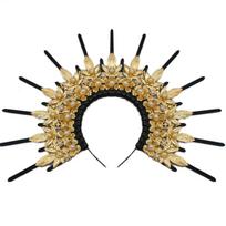 Crown Headband Halo Crown Headpiece DIY Materials Lolita Halo Crown Lolita Cosplay Accessories for Baroque Tiara Crowns