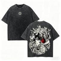 Avatar The Last Airbender Washed Tshirt personality Clothes NewModel Anime Tshirt Year round clothing Streetwear Plus Size S