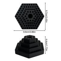 New 1Pcs Bit Hex Shank Organiser Bit Holder Box For Drill 4.8mm/ Hexagonal Tips Box Drill Bit Storage Screwdriver Bits Holder