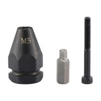 Cordless Riveting Drill Adapter Converter M3 to M12 Rivet Nut Tool Kit Rivet Nut Insert Steel Nut Mandrels