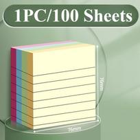 100/200 Sheets of Vibrant Horizontal Note Paper Set-Pink Notebooks for Students and Office Organizations