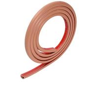 1PC 1/2m Cable Sleeve Arc Floor Cord Cover Self Adhesive Cable Protector Anti Extrusion Wiring Duct for Home Outdoor Wire Organi (brown,1m)