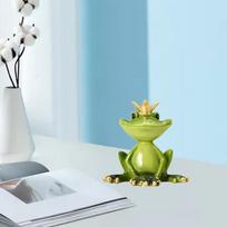 Animal Yoga Frog Figurines Novelty Decorative Ornament Meditation Decor Resin for Tabletop Outdoor Coffee Desktop Porch
