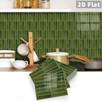 Self-adhesive tile decals, peel-and-stick tile stickers, splash-proof wall decor for kitchens and bathrooms, bedroom decor (as the picture,20pcs)