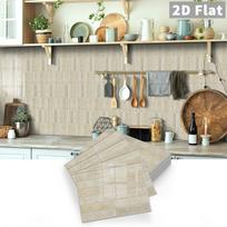 Self-adhesive tile decals, peel-and-stick tile stickers, splash-proof wall decor for kitchens and bathrooms, bedroom decor (as the picture,20pcs)