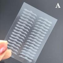 3D Support Double Eyelid Stickers Invisible Waterproof Self-Adhesive Transparent Fiber Eye Beauty Tools