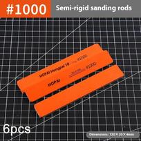 6Pcs DIY Assembling Model Build Tools MS-E400-1500 Semi-rigid Sanding Sticks Polishing Rod Plastic Model