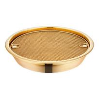 Fine Mesh Stainless Steel Oil Drain Pan Double-ear Handle With Drainer Net Oil Filter Tray Rust Proof Round Fruit Drain Basket