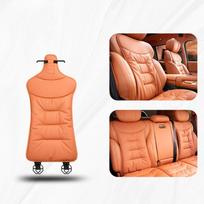 Non-slip Car Leather Cushion Universal Good Breathability Ventilated Four-season Cushion Soft Cotton Auto Seat Cushion Travel