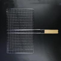 Stainless Steel Barbecue Grilling Basket Non Stick Portable Grilled Fish Net Rustproof Multi-Purpose Grill Grate Barbecue