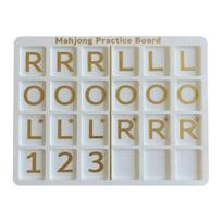 Mahjong Solo Practice Board 3D Printed Lightweight Portable Practice Board Mah Jongg Accessories and Gifts for Women and Mom