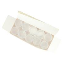 Coin Protection Tubes 10 Pieces for 27mm and 30mm - Clear Plastic Holders Offering Secure and Stable Coin Storage 27mm