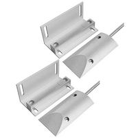 Wired Magnetic Garage Door Contact Sensors 2 Sets With Bracket For Secure Installation In Industrial And Residential Use