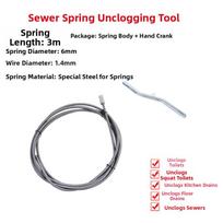 5m 10m Drain Snake Steel Wire Spring Clog Remover Tool For Toilet Sink Bathroom Pipe Cleaning Plumbing Hardware Tools