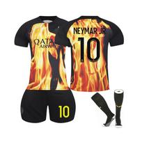 2023/24 Paryžiaus Specialus Bendras #10 Neymar jR Liepsnos Leidimo Marškinėlių Kostiumas S