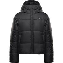 (WMNS) Nike Sportswear Classic Puffer Therma-Fit Loose Hooded Jacket Asia Sizing 'Black White' Women's FZ5900-010 L