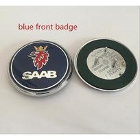 1pcs 3d 68mm Saab Car Grille Front Hood Bonnet Emblem Rear Tail Trunk Badge Sticker For 03-10 Bj Scs 9-3 9-5 9-2x 9-5x