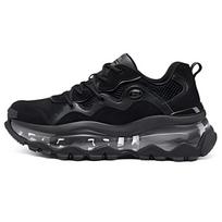 Skechers Street Blox Fabric Synthetic Leather Comfortable Breathable Durable Low-Top Dad Shoes Women sneakers Black 177935-BBK 39