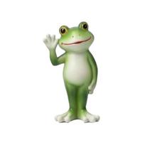 Small Frog Statue Miniature Garden Frog Ornament Resin Cute Frog Figurine for Indoor Outdoor Tabletop Planter Fairy Garden B
