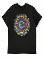 Mandala Hexagon T-Shirt Rapper Graphic Tees Summer 2025 Luxury Designer Plain White T Shirts unisex S įvairiaspalvis
