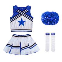 [Lolanta] Cheerleader Costume for Girls, Cheer Dance, Halloween Cosplay, Kids Costume, Christmas Party, Cheering, Cultural Festival, School Festival,