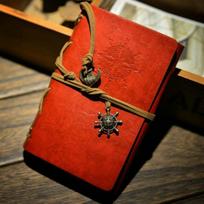 Retro Pirate Diary Spiral Notebook Fashion Personality Ring Binder Journal & Daily Writing Office & School Stationery