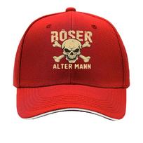 BOSER ALTER UnisexN Skull  Crossbones Print Baseball Cap  Vintage Black Snapback Hat for Unisex  Women Sandwich Baseball Cap One Size