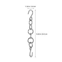 Stainless Steel Automotive Dent Puller Chain Heavy Duty Universal Slide Hook For Car Body Repair Tool Vehicle Metal Dent