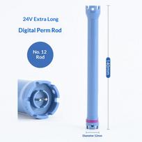 140mm 24V Digital Hair Hot Perm Rods Electric Heated Curlers Bars Rollers Wavy Hair Salon Barber Curling Spiral Styling Tools