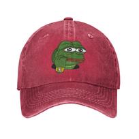 Baseball Cap Pepe The Frog Summer Streetwear Trucker Hat  UnisexTeens Custom DIY Outdoor Sport Dropshipping Baseball Caps One Size