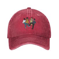 House party s  Hong Kong Style Baseball cap Shapes The Face Street Cool Denim Baseball Cap One Size